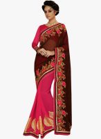 Kalista Fashions Multicoloured Embroidered Saree