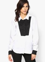 Liebemode White Embroidered Shirt