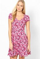 MB Pink Print Skater Dress