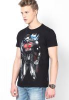 Superman Black Printed Round Neck T-Shirts Superman Black Printed Round Neck T-Shirts
