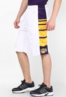NBA Lakers White Basketball Shorts