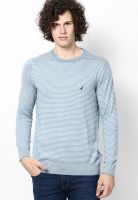 Nautica Blue Crew Neck T Shirt