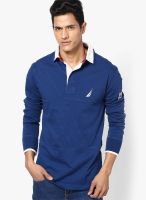 Nautica Blue Polo T Shirt