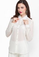 Oxolloxo White Solid Shirt