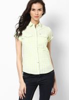 Pepe Jeans Green Half Sleeves Shirt