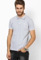 Pepe Jeans Grey Solid Polo T-Shirts