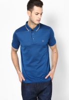 Proline Blue Solid Polo T-Shirts