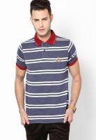 Proline Blue Striped Polo T-Shirts