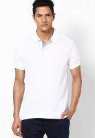 Proline White Solid Polo T-Shirts