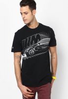 Puma Black Round Neck T-Shirt