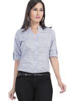 Raindrops Light Blue Striped Shirt