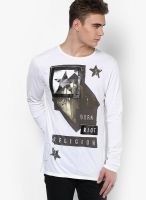 Religion White Round Neck T-Shirt