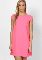 River Island Pink Colored Solid Bodycon Dress