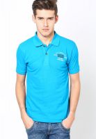 Scullers Sport Blue Slim Fit Crew Neck T Shirt