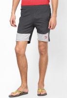 Sdl By Sweet Dreams Charcoal Grey Solid Shorts