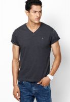 Sdl By Sweet Dreams Grey V Neck T-Shirt