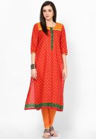 Shree Red Printed Kurtis