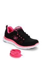 Skechers Flex Appeal Black Running Shoes