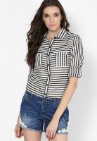 Stilestreet White Stripes Shirt