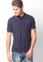 TBASE Blue Polo T-Shirt