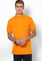 Tommy Hilfiger Boston Orange Half Sleeve Polo T-Shirt