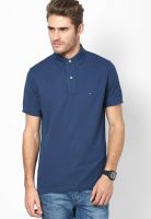 Tommy Hilfiger Insignia Blue-Pt Half Sleeve Polo T-Shirt