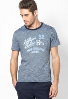 Tommy Hilfiger Navy Blue Round Neck T-Shirt