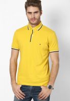 Tommy Hilfiger Yellow Curry Half Sleeve Polo T-Shirt