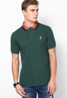 U.S. Polo Assn. Green Polo T-Shirt