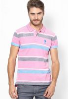 U.S. Polo Assn. Pink Polo T-Shirt