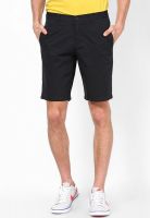 United Colors of Benetton Black Basic Twill Shorts