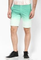 United Colors of Benetton Green Cotton Shorts