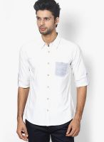 United Colors of Benetton White Casual Shirts