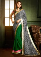Vaishali Green Printed Saree