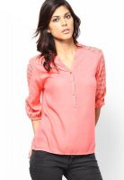 Vero Moda 3/4th Sleeve Peach Shirt