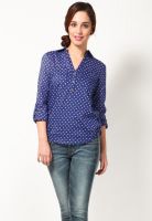 Vero Moda Full Sleeve Blue Top