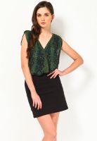 Vero Moda Green Printed Dress