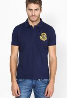 Wrangler Navy Blue Polo T-Shirt