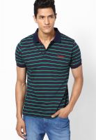 Wrangler Navy Blue Polo T Shirt