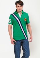 Yepme Green Solid Polo T-Shirts