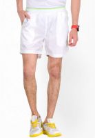 Yepme White Solid Shorts