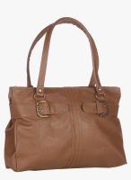 Alessia Tan Polyurethane (Pu) Handbag