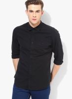 Blue Saint Black Casual Shirt