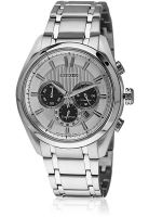 CITIZEN Ca4011-55A Silver/White Chronograph Watch
