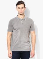 Calvin Klein Jeans Grey Polo T-Shirt
