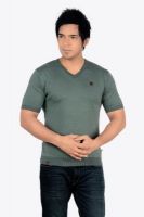 Core Solid Men's V-neck Black, White, Red, Beige T-Shirt Core Solid Men's V-neck Black, White, Red, Beige T-Shirt