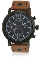 Daniel Klein Dk10100-7 Brown /Black Analog Watch