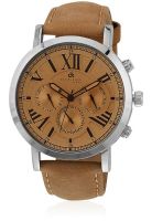 Daniel Klein Dk10396-5 Brown/Silver Analog Watch