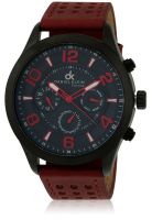 Daniel Klein Dk10398-7 Red /Grey Analog Watch