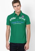 Duke Green Printed Polo T-Shirt